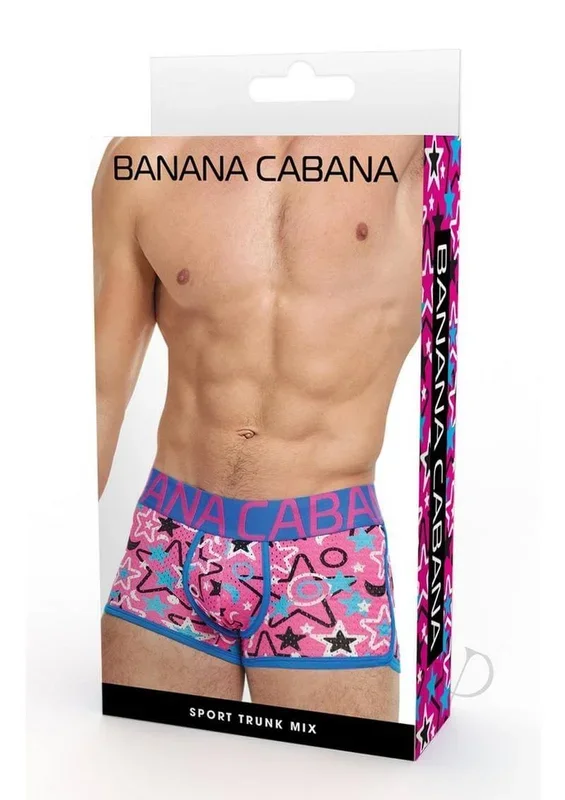 Banana Cabana Sport Trunk Mix Medium Large