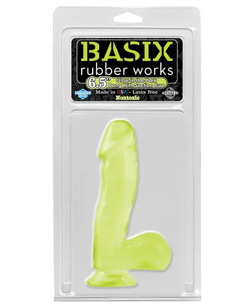 Basix Rubber Works 6.5″ Dong w/Suction Cup