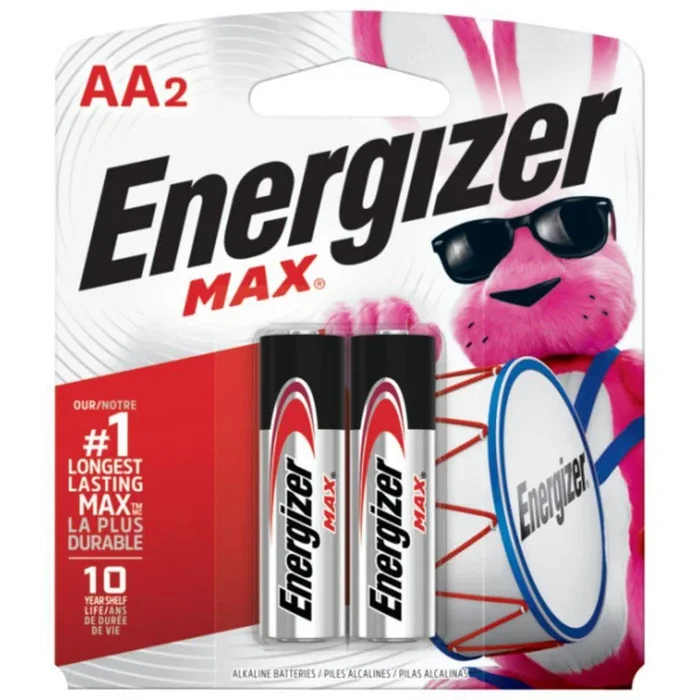 Batteries – Energizer AA 2 Pak Duracell