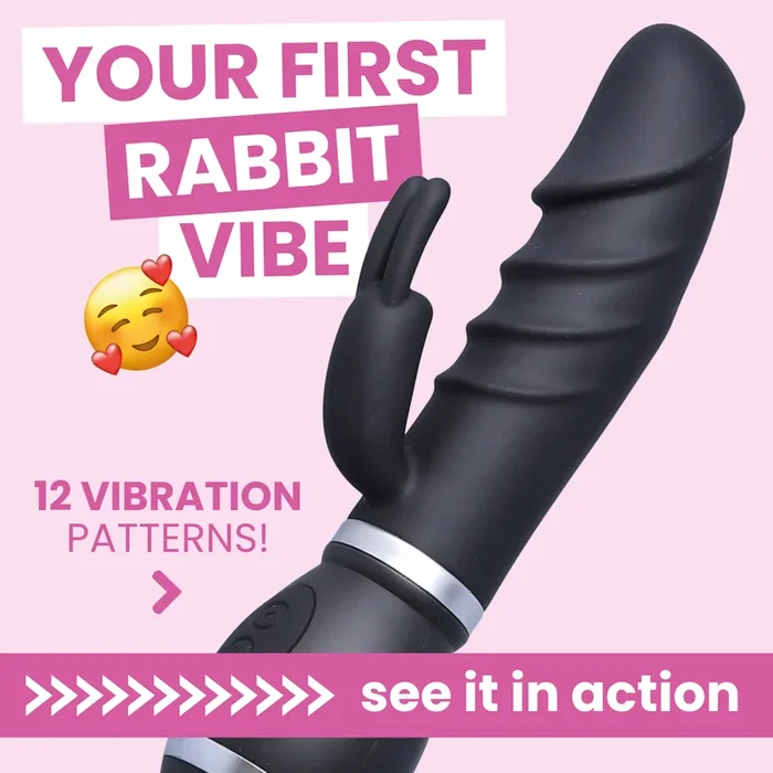 Beginner’s Rippled Silicone Rabbit Vibe – Mini Size Perfect for First-Time Blended O’s!