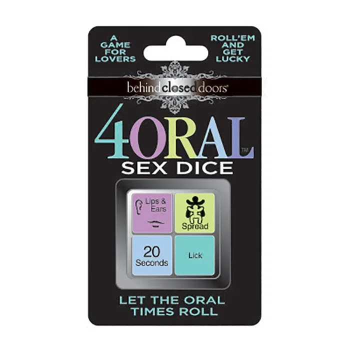 Behind Closed Doors Oral Sex Dice – 4 Lovers Dice Game