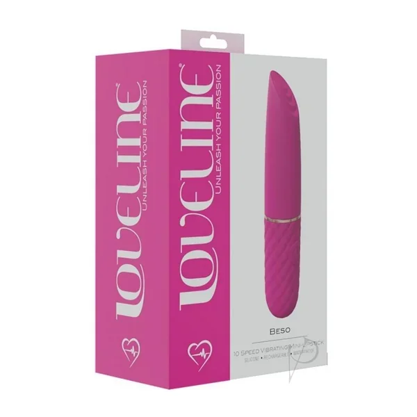 Beso Vibrating Mini Lipstick Pink