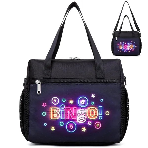 Bingo Bag For Bingo Supplies Accessories Large Bingo Bags With Pockets For