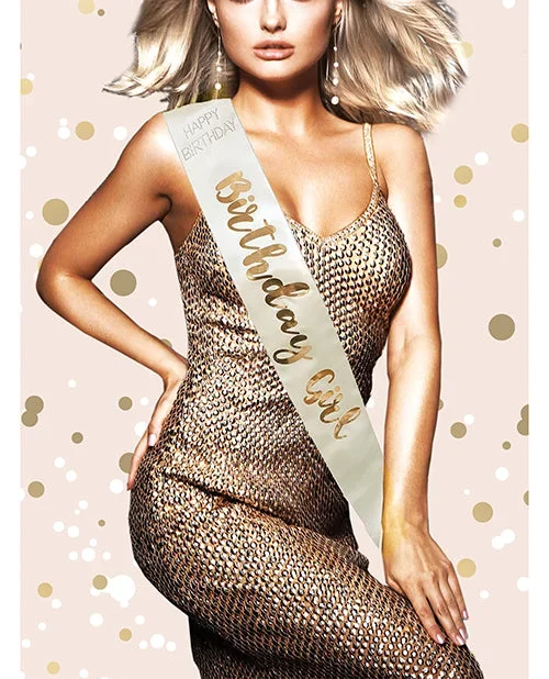 Birthday Girl Sash – Rose Gold