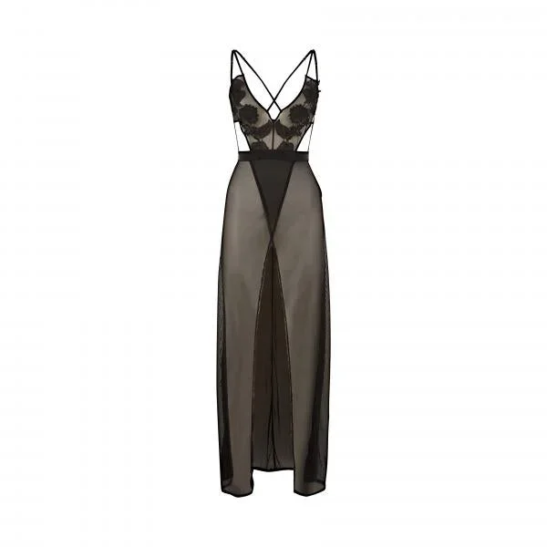 Black – Layla Long Chemise – Size