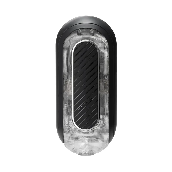 Black Flip Zero Gravity Vibrating Masturbator