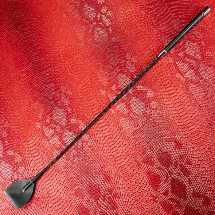 Black Leather Riding Crop by Kink