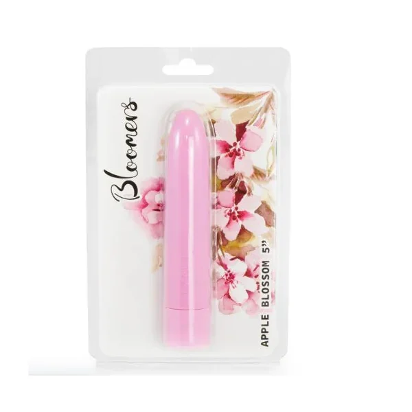 Bloomers Apple Blossom Vibrator 5in Pastel Pink