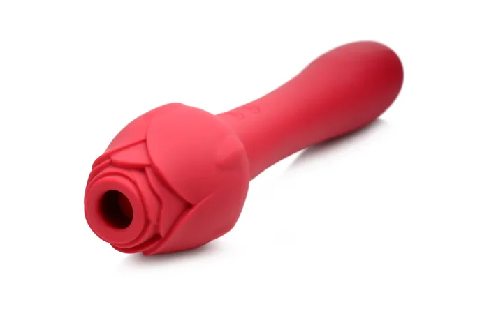 Bloomgasm Sweet Heart Rose Suction and Vibrator Toy Pink