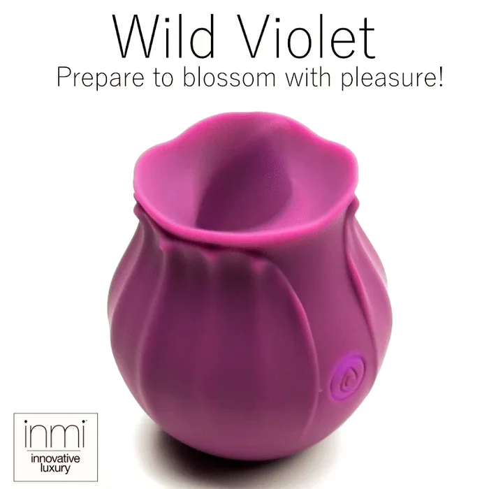 Bloomgasm Wild Violet 10X Silicone Clit Licking Stimulator