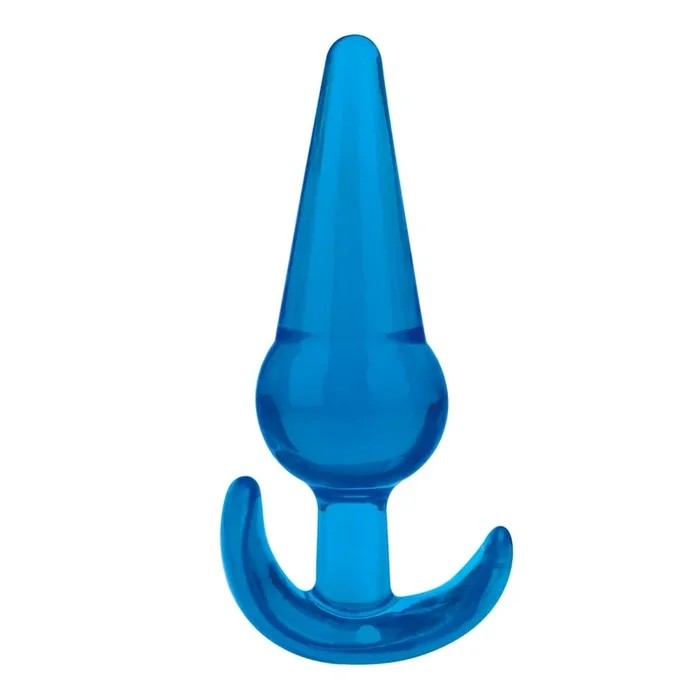 Blue Line Medium Tapered Butt Plug Blue 5 Inch