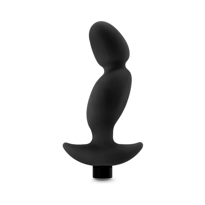 Blush Anal Adventures Platinum Silicone Vibrating Prostate Massager 04 – Black
