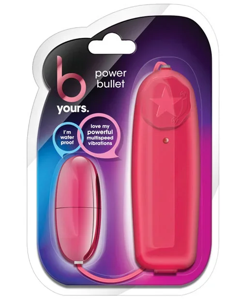 Blush B Yours Power Bullet Vibrator Cerise For Clitoral Stimulation