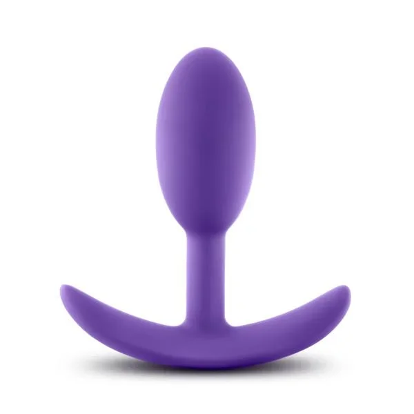 Blush Luxe Wearable Vibra Slim Silicone Butt Plugs, Small & Medium
