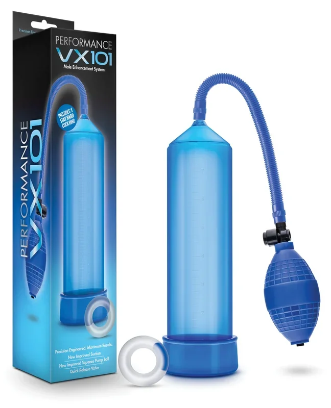 Blush Performance VX101 Male Enhancement Pump – Blue