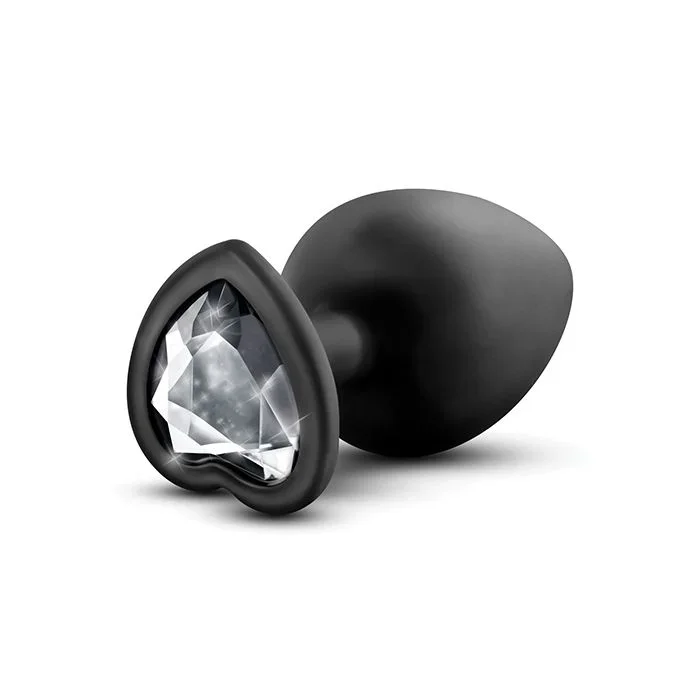 Blush Temptasia Bling Plug w/Gem Large – Black