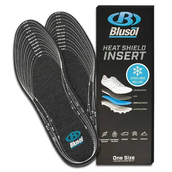 Blusol Shoe Adhesive Inserts – Advanced Temperature Control with NASA Tech for Comfort in Active Men and Women
