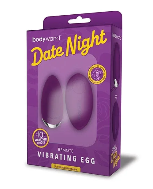 Bodywand Date Night Remote Vibrating Egg – Purple