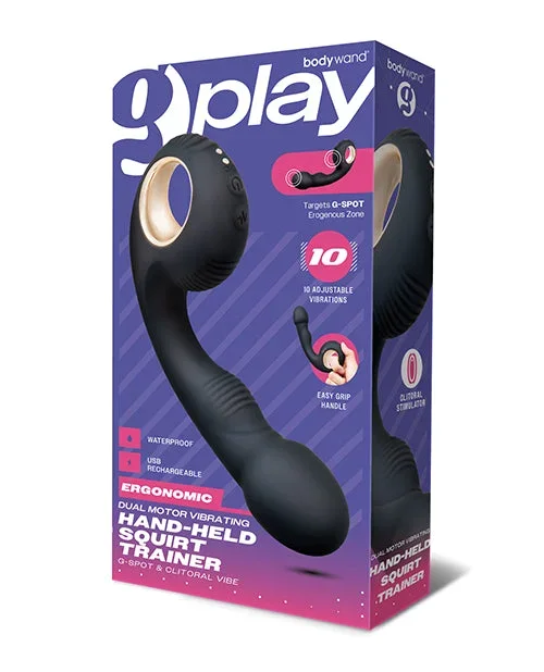 Bodywand G-Play Ergonomic Dual Motor Squirt Trainer – Black