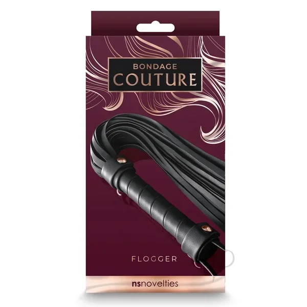 Bondage Couture Flogger Black