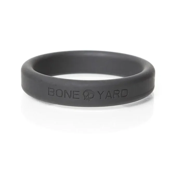 Boneyard Silicone Cock Ring 2 inches Black