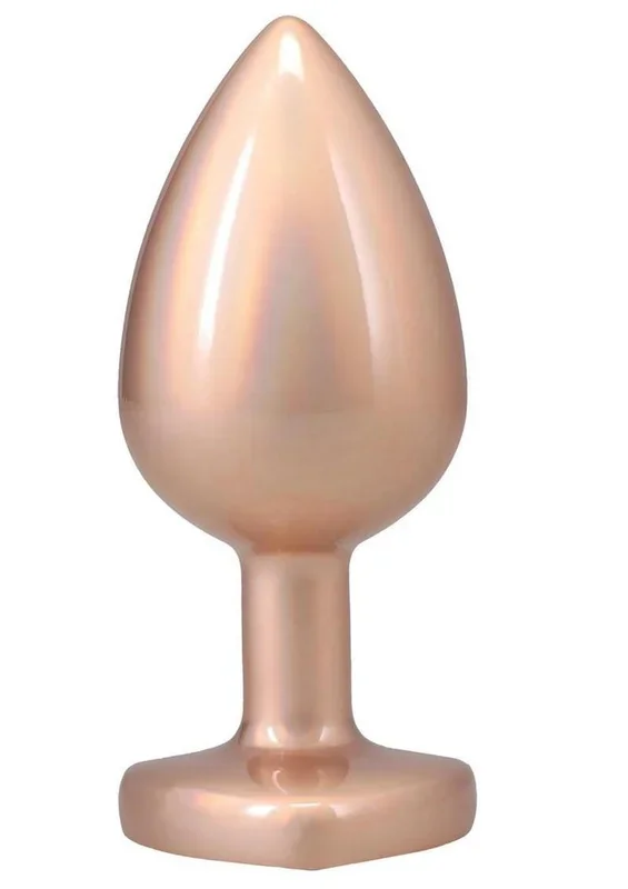 Booty Bling Heart Diamond Jeweled Wearable Metal Plug