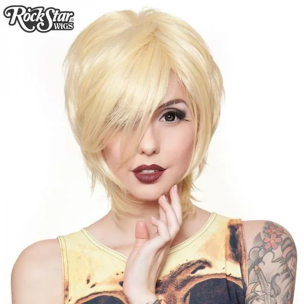Boy Cut Long Wig – Light Blonde