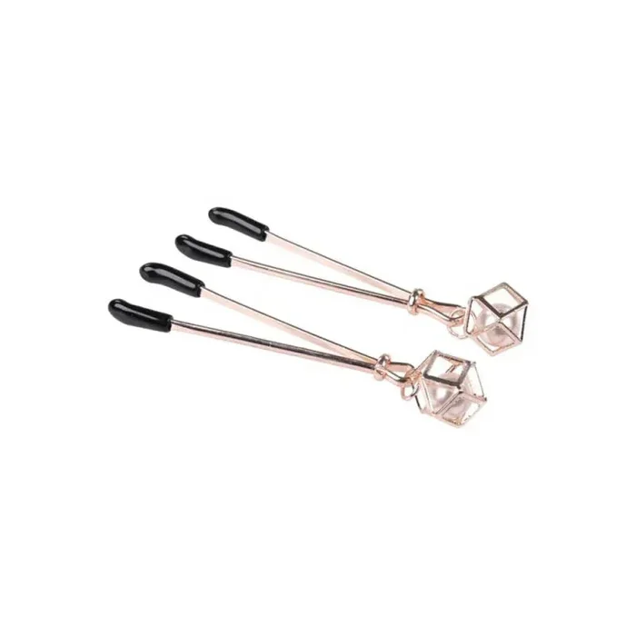 Brat Pearl Nipple Clips – Rose Gold
