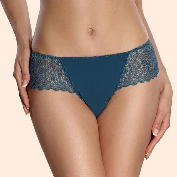 Brie Brazilian Thong – Marine Blue –