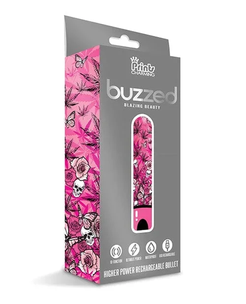 Buzzed 3.5″ Rechargeable Bullet – Blazing Beauty Pink