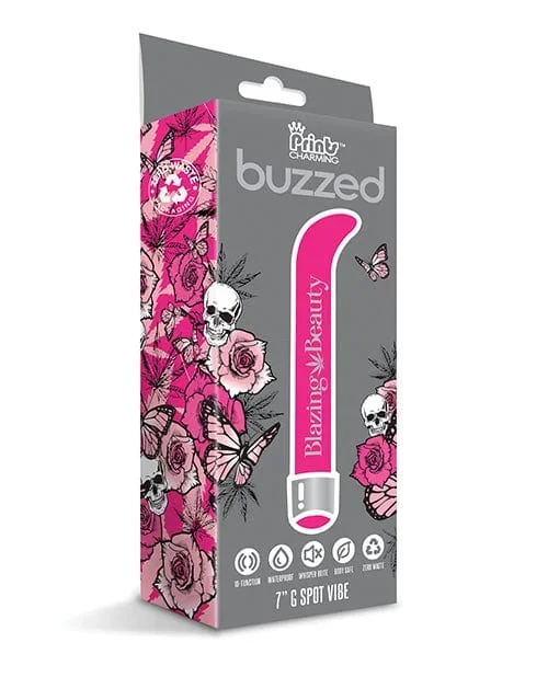 Buzzed 7″ G-spot Vibe – Blazing Beauty Pink
