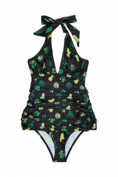 Cactus Skirted Swimsuit –