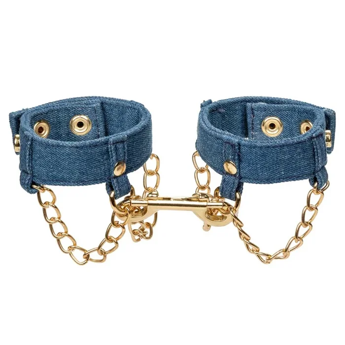 CalExotics Ride ’em Premium Denim Wrist Cuffs