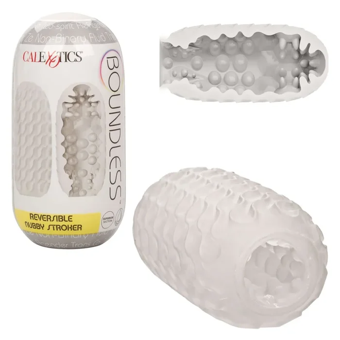 California Exotic Novelties Boundless Reversible Nubby Stroker – Realistic Masturbation Sleeve