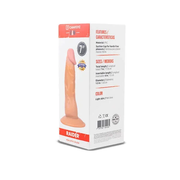 Camtoyz Realistic 7 inches Dildo Raider – Light