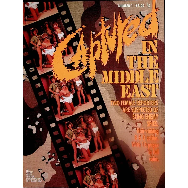 Captured In The Middle East Bondage Magazine Innocence Abroad #1 1990 London Enterprises 120924lm-p