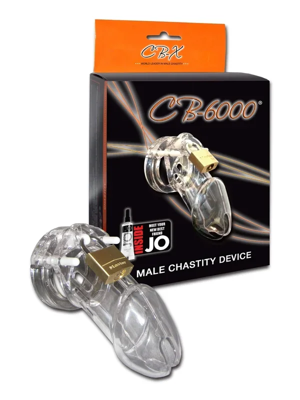 CB-6000 Male Chasity 3 1/4 Inches Cage Device Clear