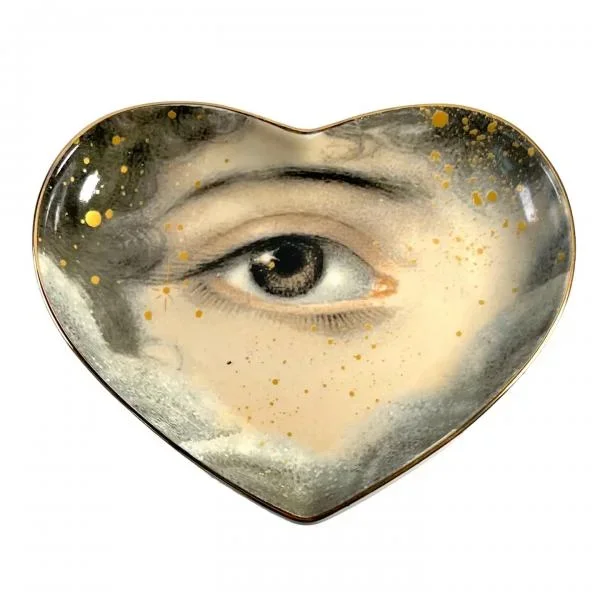 Ceramic Heart Dish – Lovers Eye