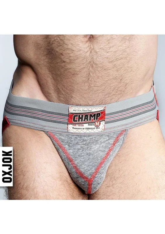 Champ Vintage Sweatshirt Jock – Gray Heather