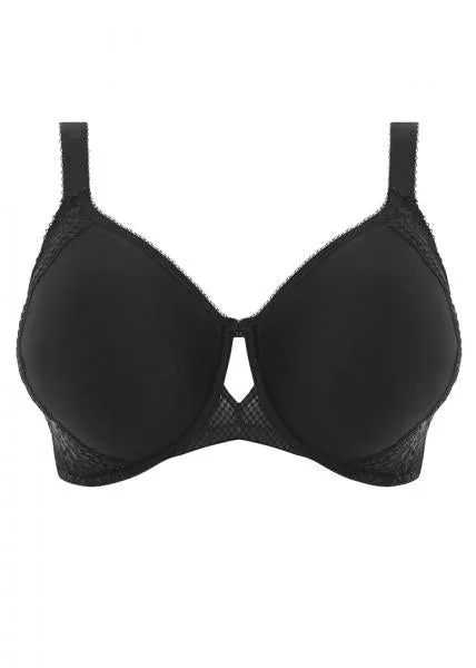 Charley Underwire Bandless Spacer Moulded Bra – Black –
