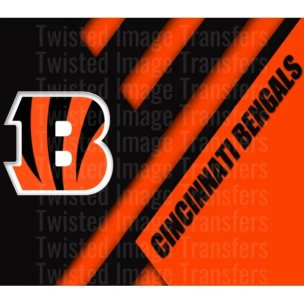 Cincinnati Bengals 6 20 oz Skinny Straight Tumbler Wrap