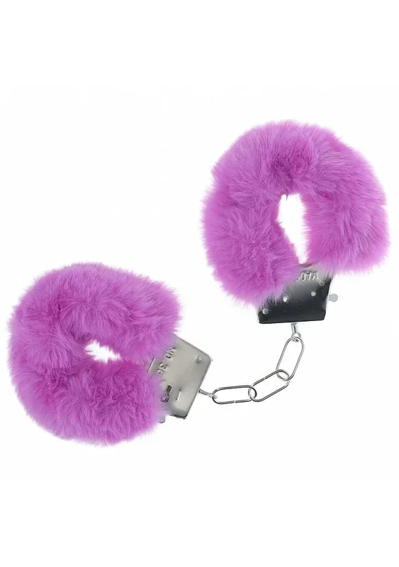 Classic Fluffy Handcuffs Purple
