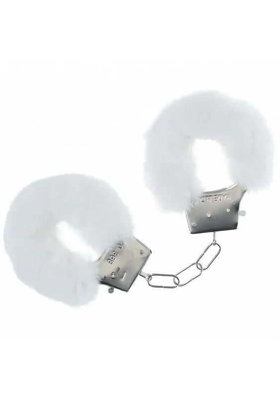 Classic Fluffy Handcuffs White