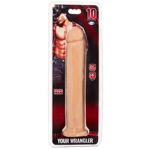 Cloud 9 Working Man 10 inches Light Skin Dildo Your Wrangler