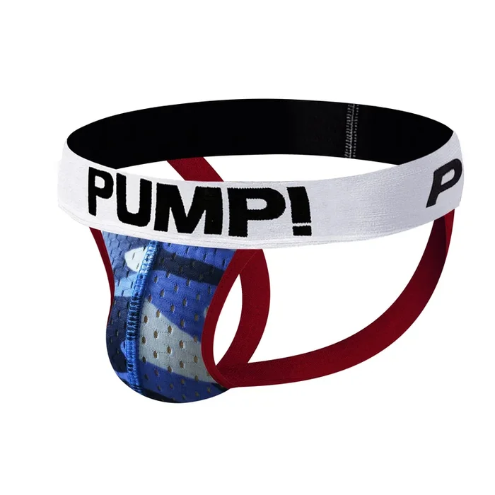 Club Jox Pump Pu186 Blue Jock Strap