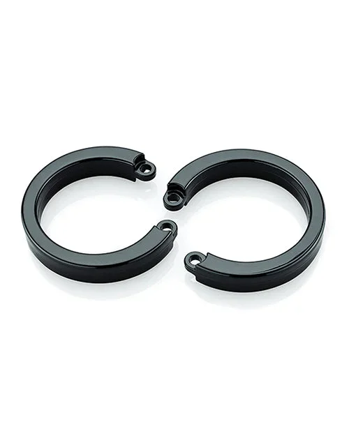 Cock Cage U-Ring 2 Pack – Black