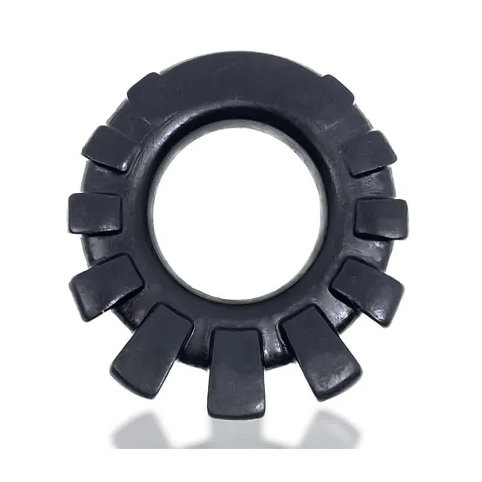 Cock Lug Lugged Cock Ring Black from Oxballs