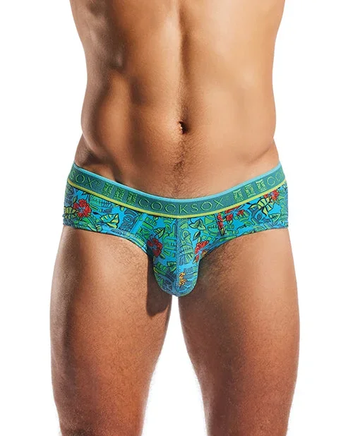 Cocksox Contour Pouch Sports Brief – Multi-Color Tiki SM
