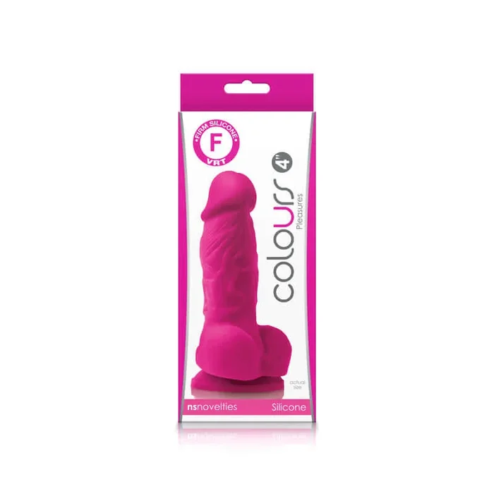 Colours Pleasures 4″ Dildo Pink