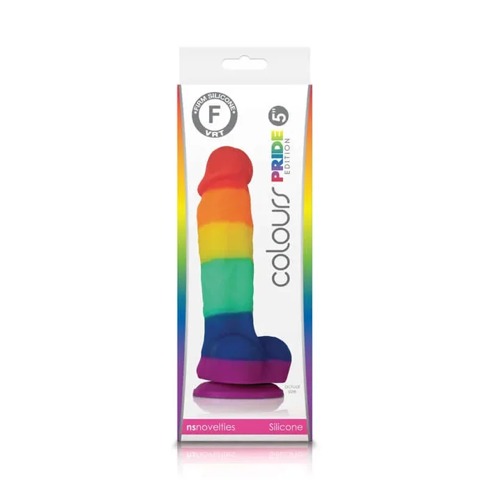 Colours Pride Edition 5 inches Dildo Rainbow